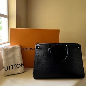 Louis Vutton Black bag tote (Grenelle Tote MM)